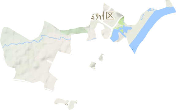 白塘街道地形图