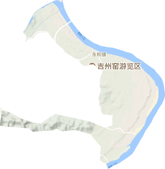 永和镇地形图