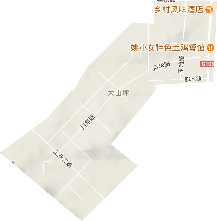 峡江县工业园区地形图