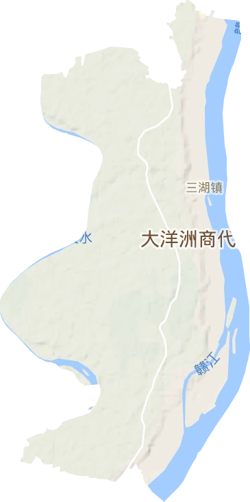 三湖镇地形图