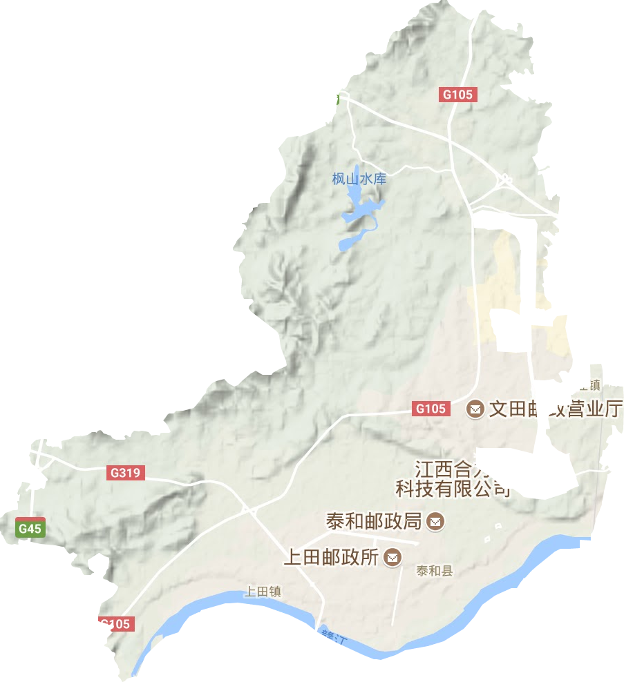 澄江镇地形图