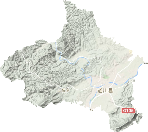 泉江镇地形图
