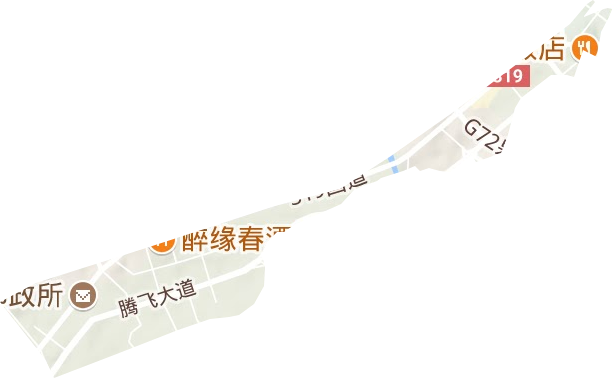 永新县工业园区地形图