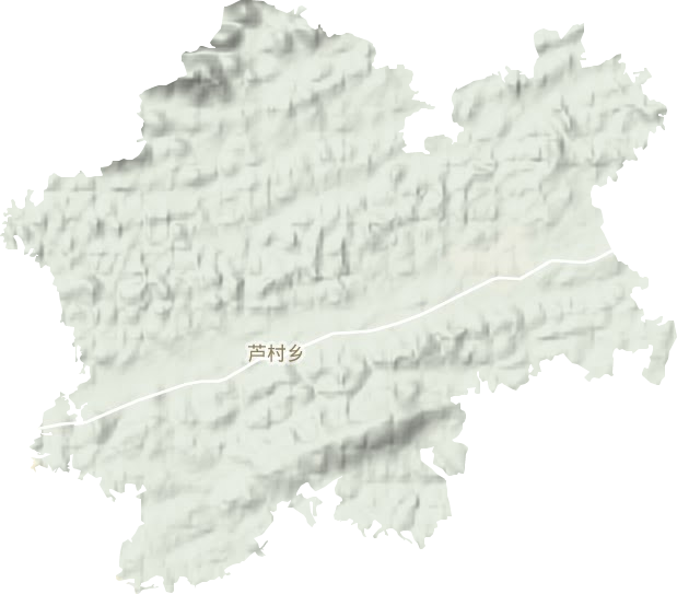 芦村镇地形图
