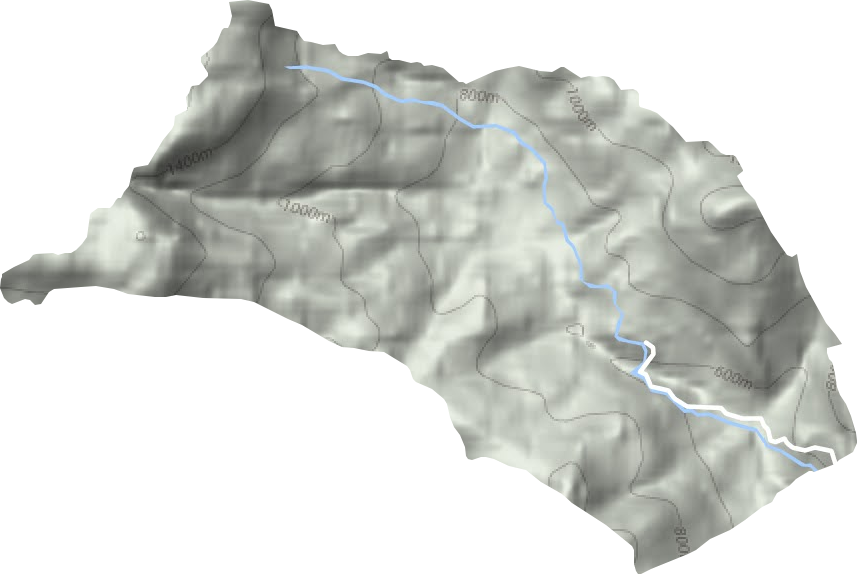明月山采育林场地形图