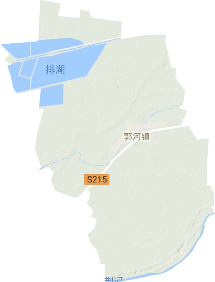 郭河镇地形图