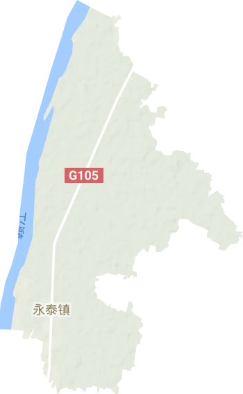 永泰镇地形图