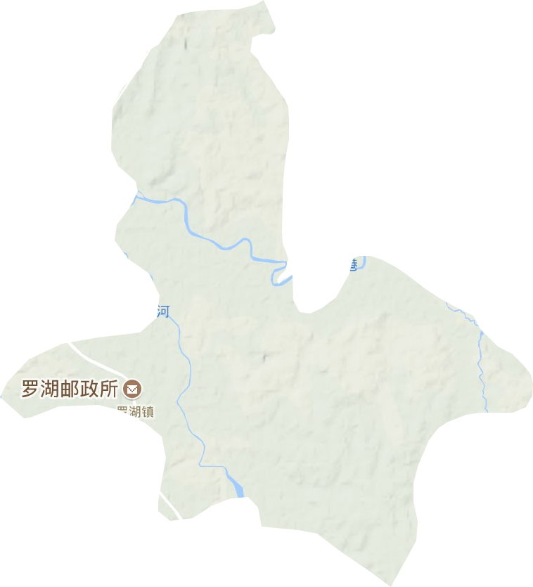 罗湖镇地形图