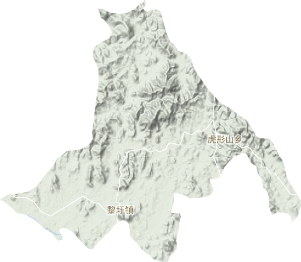 黎圩镇地形图