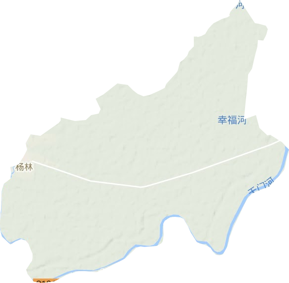 杨林街道地形图