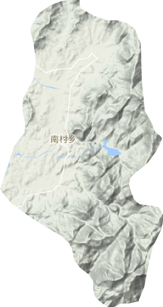 南村乡地形图