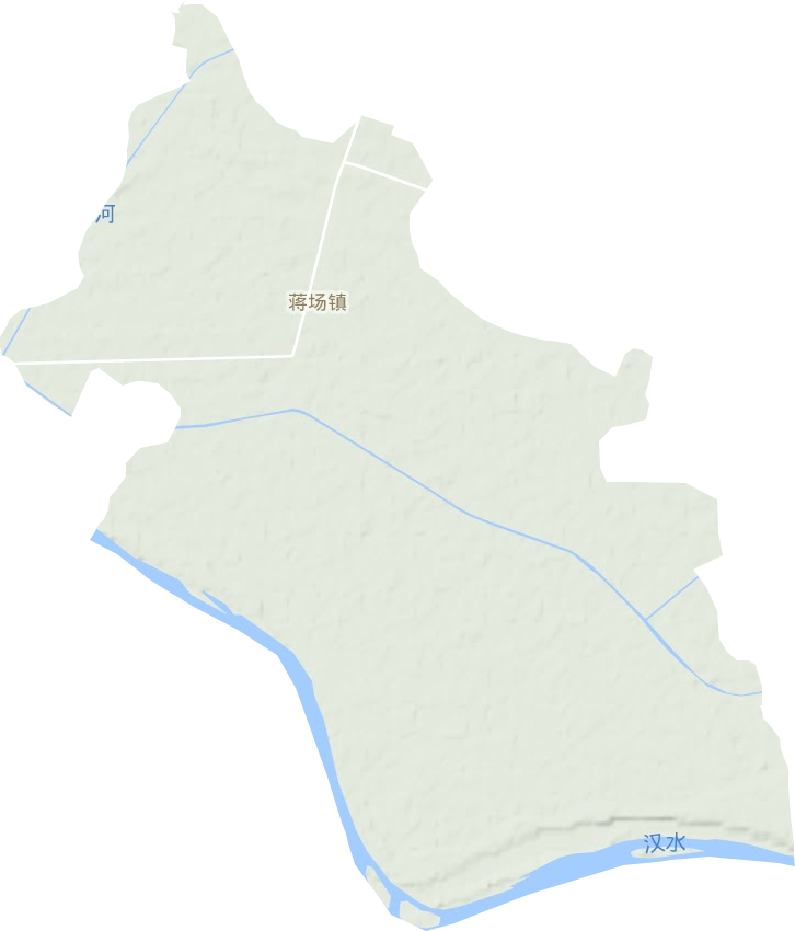 蒋场镇地形图