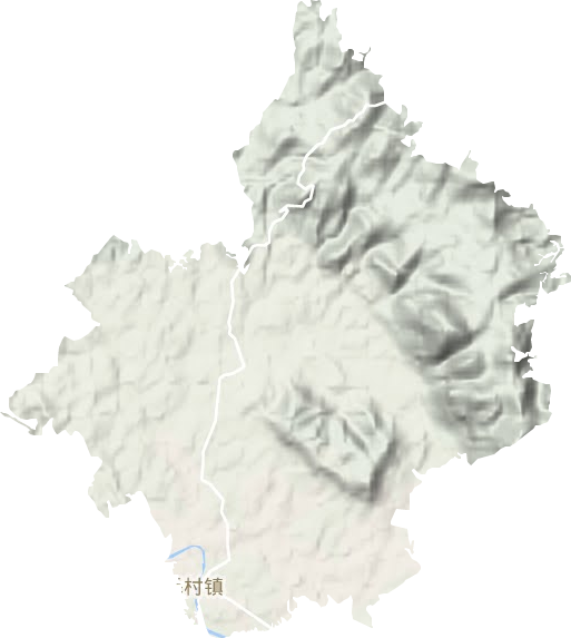 毛村镇地形图