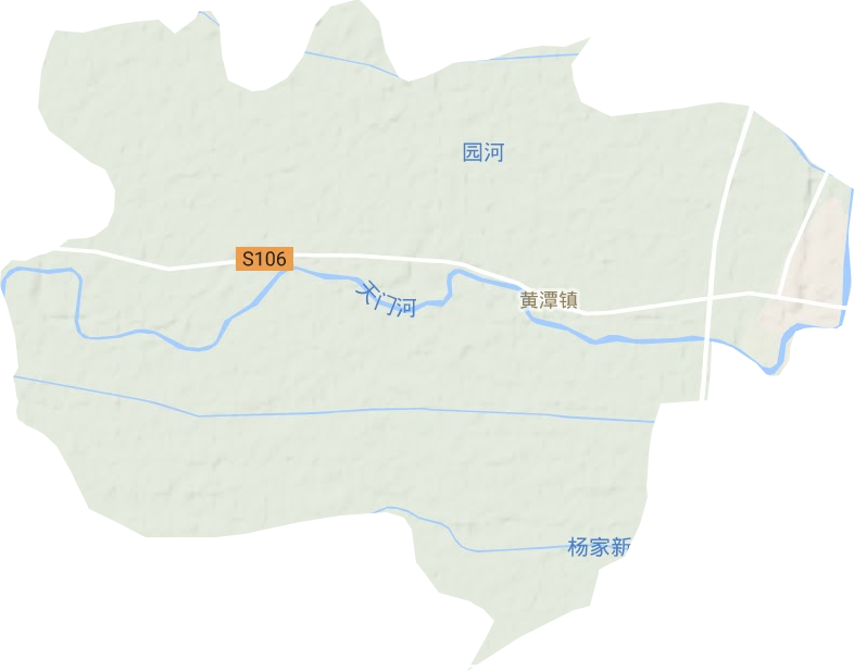 黄潭镇地形图