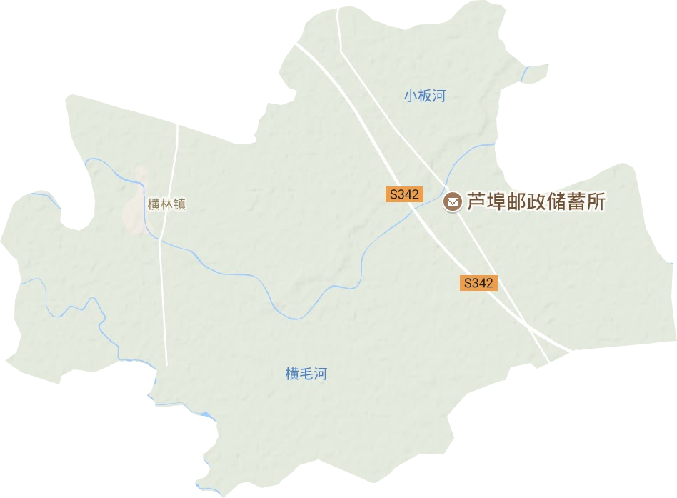 横林镇地形图