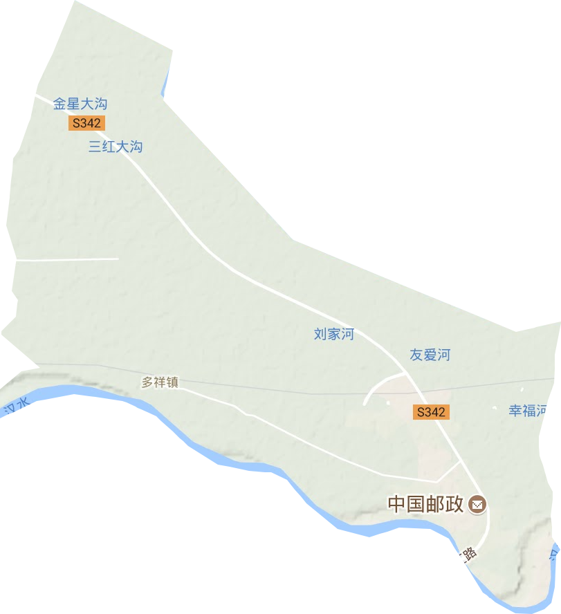 多祥镇地形图