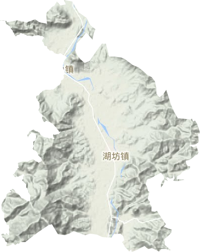 湖坊镇地形图