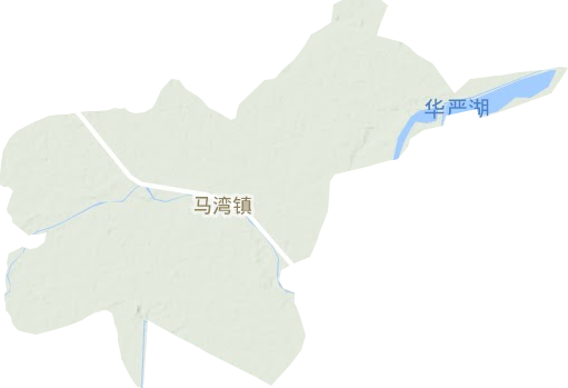 马湾镇地形图