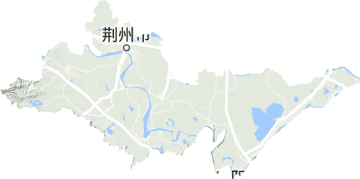 荆州市地形图