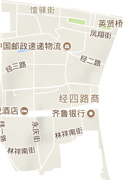 魏家庄街道地形图