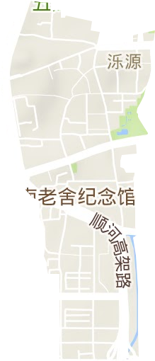 泺源街道地形图
