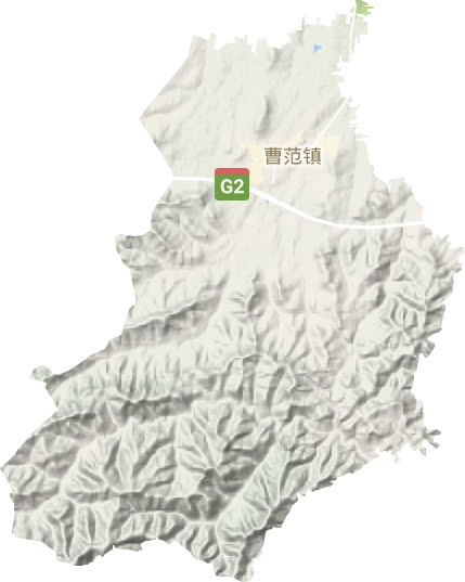 曹范镇地形图