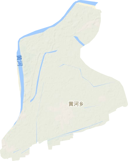 黄河镇地形图