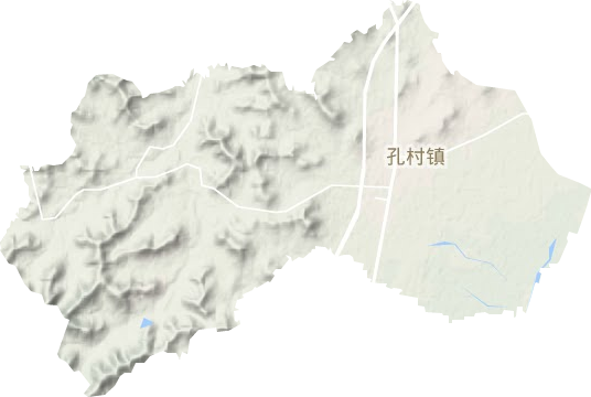 孔村镇地形图