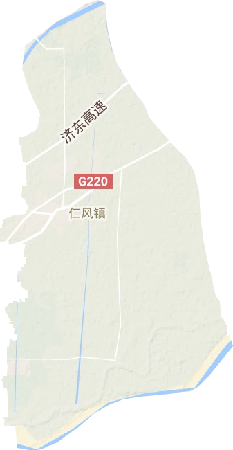 仁风镇地形图