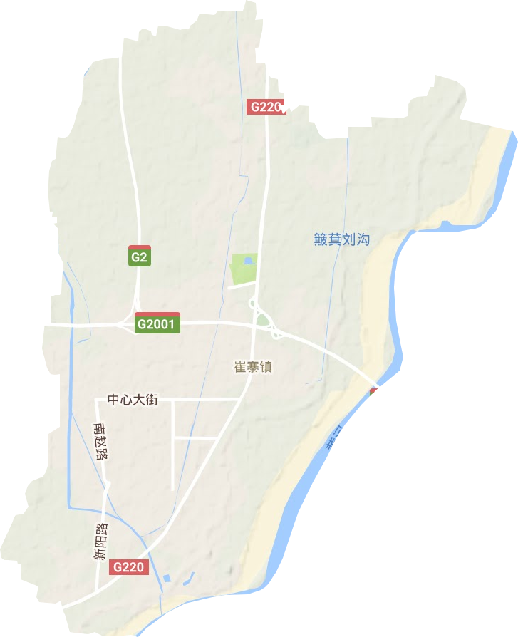 崔寨镇地形图