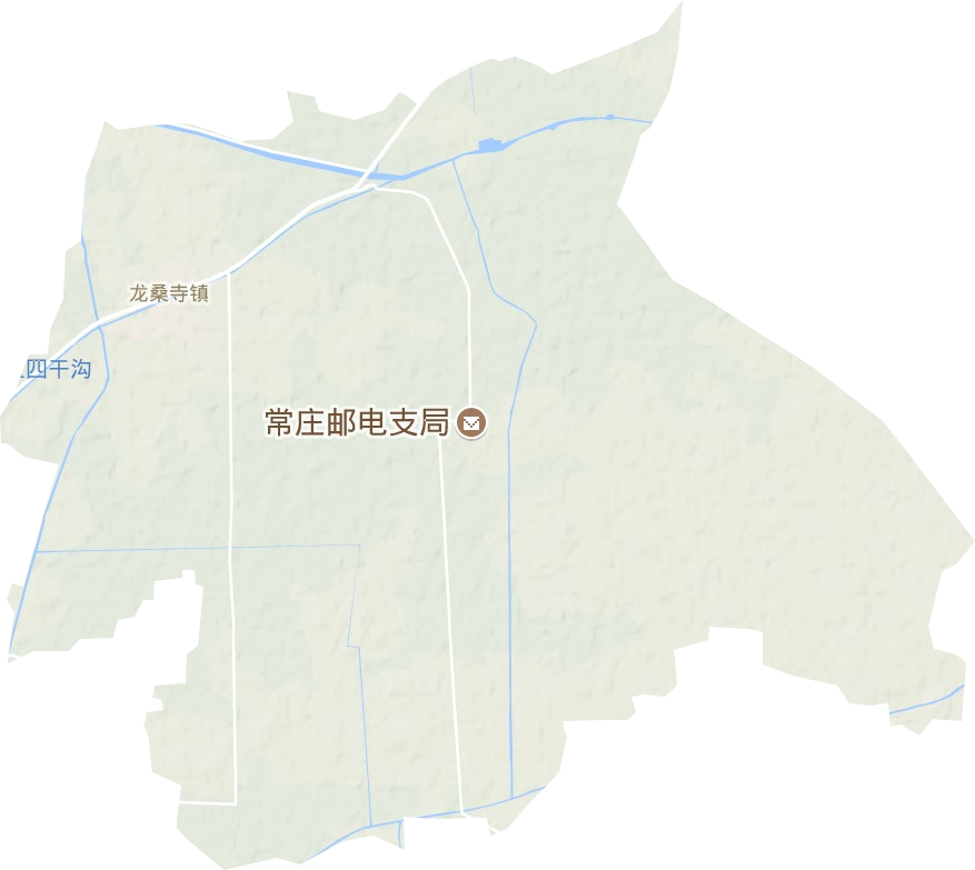 龙桑寺镇地形图