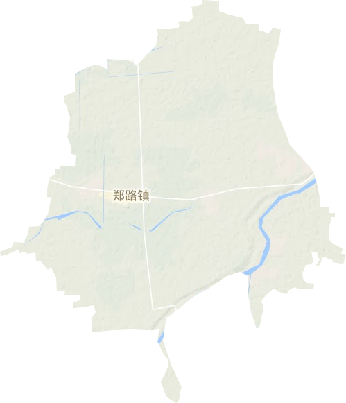 郑路镇地形图