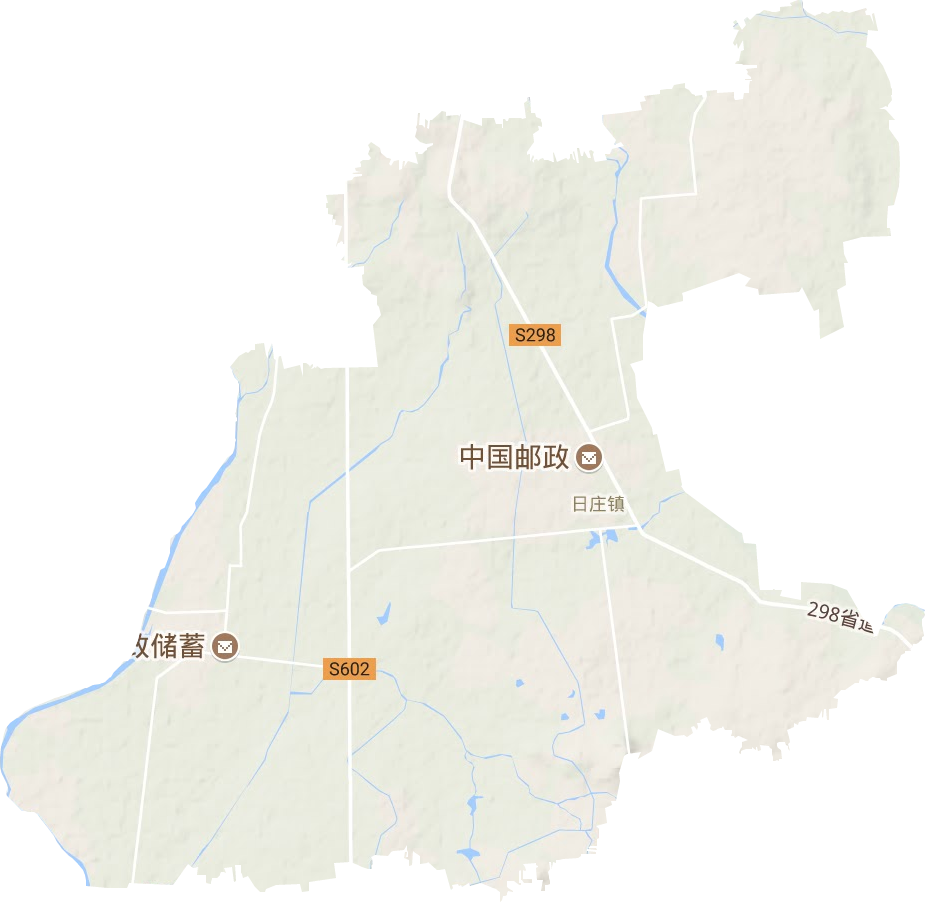 日庄镇地形图