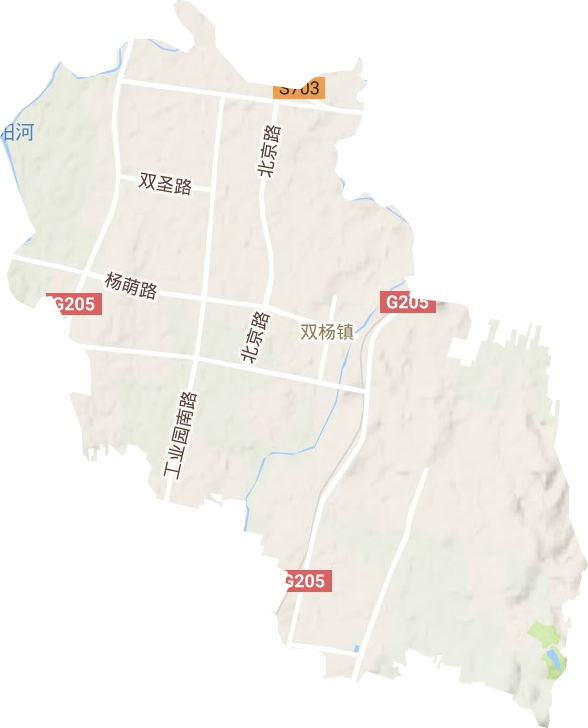 双杨镇地形图