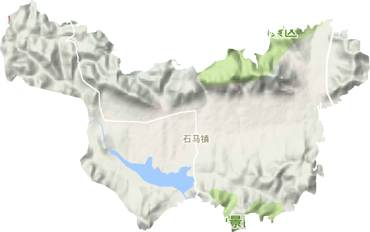 石马镇地形图