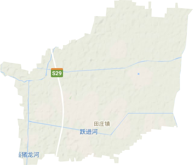 田庄镇地形图