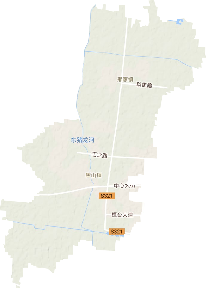 唐山镇地形图