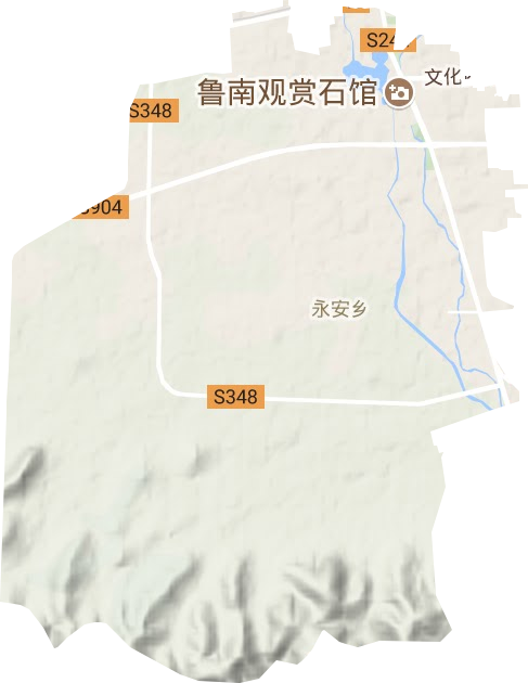 永安乡地形图