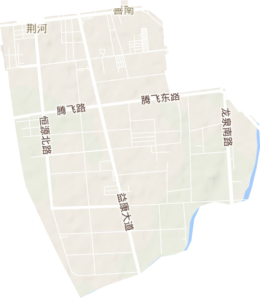 善南街道地形图