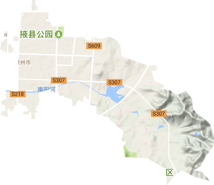 文昌路街道地形图