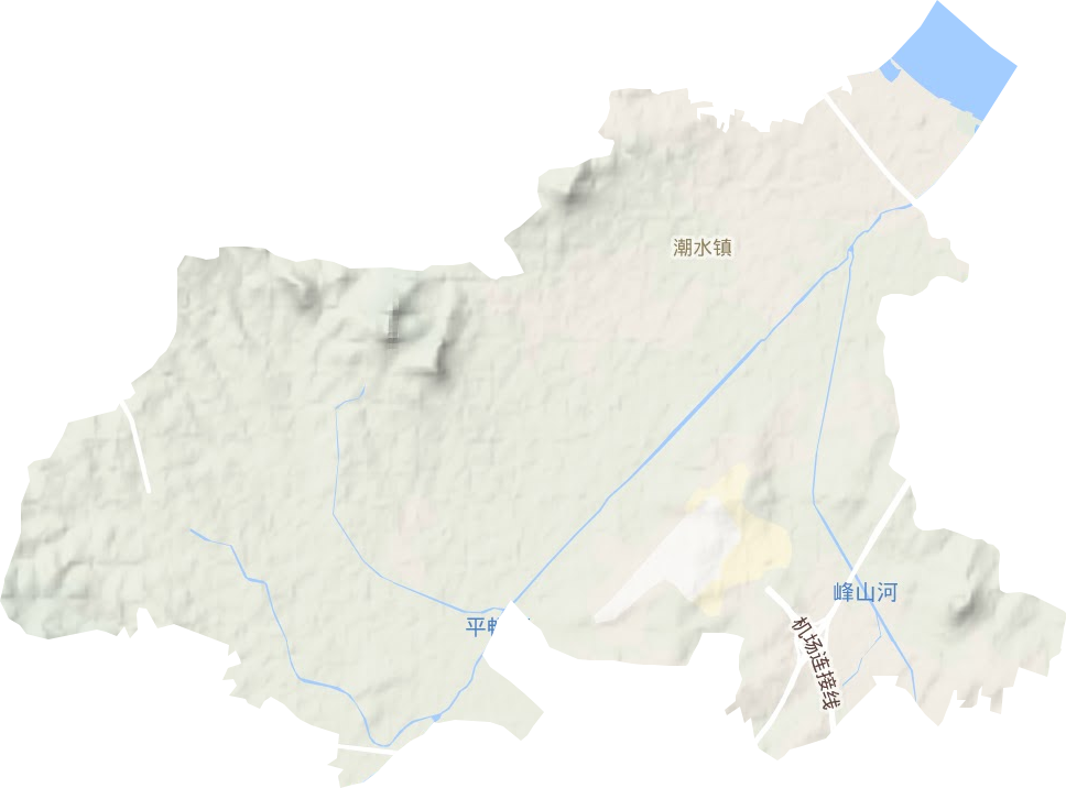 潮水镇地形图