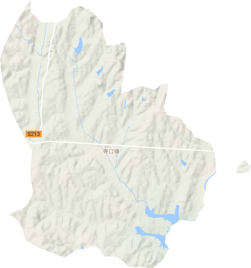 寺口镇地形图
