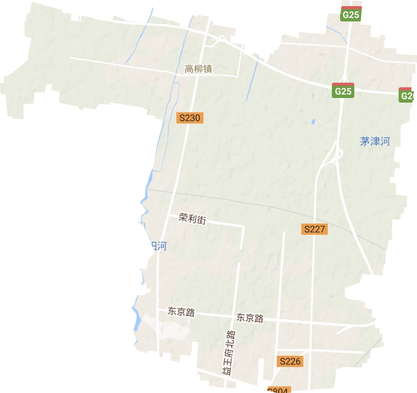青州经济开发区管理委员会地形图
