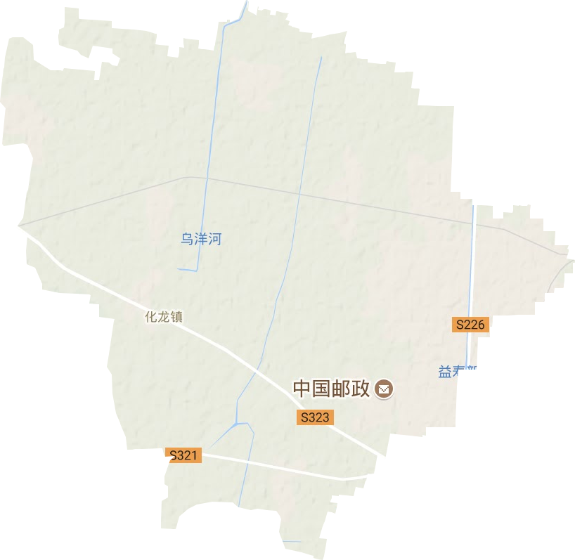 化龙镇地形图