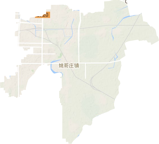 高密市朝阳街道地形图