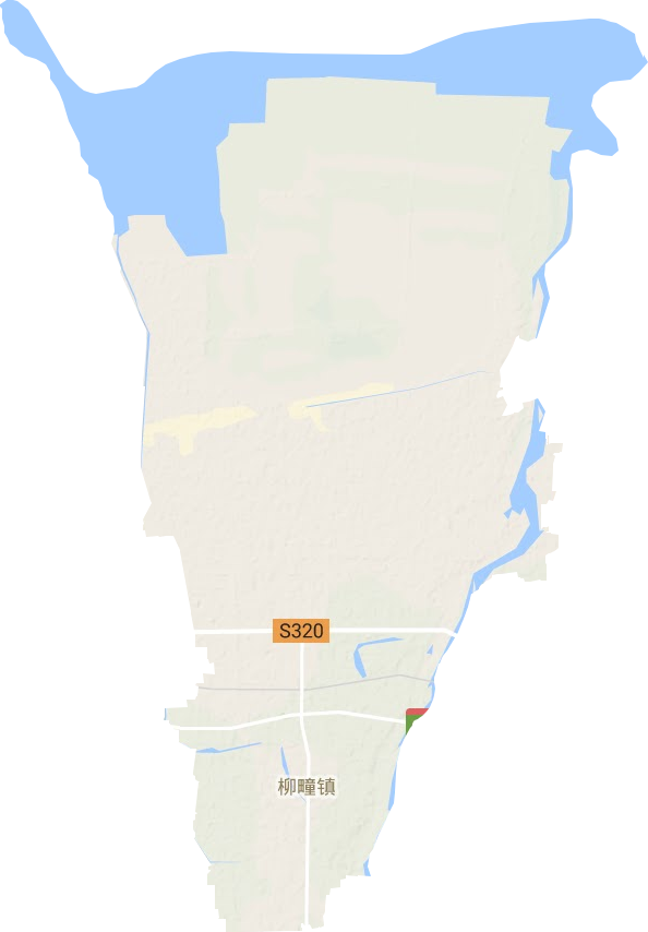 柳疃镇地形图