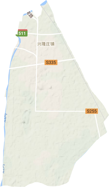 兴隆庄镇地形图