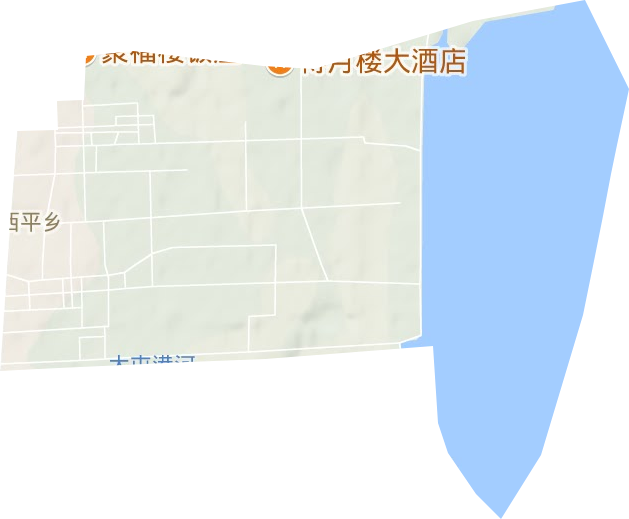西平乡地形图