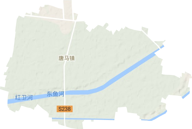 唐马镇地形图