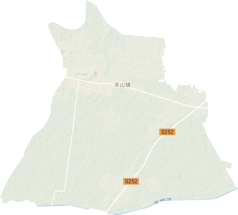 羊山镇地形图